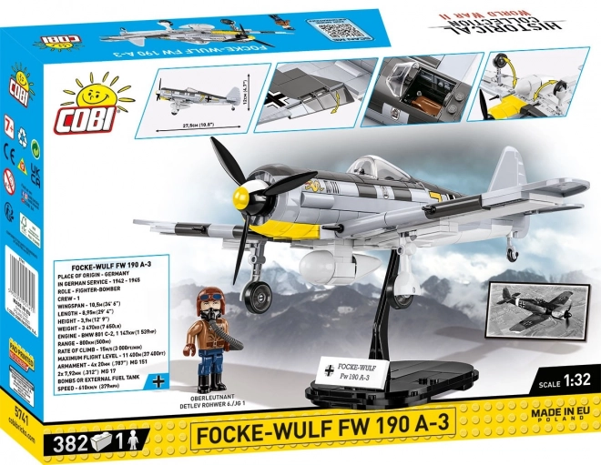 Building Set Historical Collection WWII Focke-Wulf FW 190 A-3 382 blocks