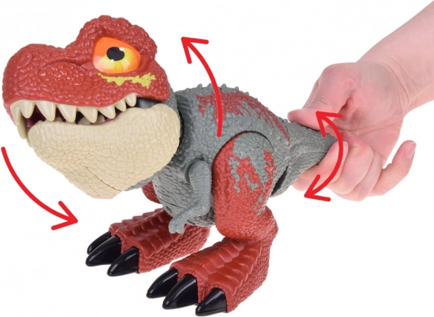Dinosaurier Tyrannosaurus Rex mit beweglichen Teilen und Licht- und Soundeffekten