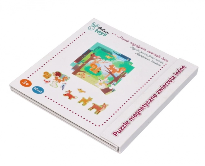 Magnetische puzzelboek - Bosdieren