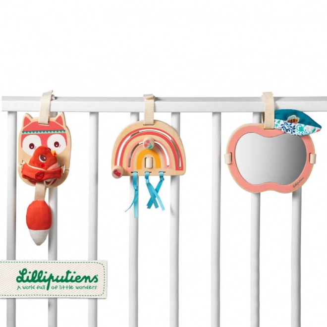 Lilliputiens - Houten hangspeeltjes Vos Alice 9 maanden+
