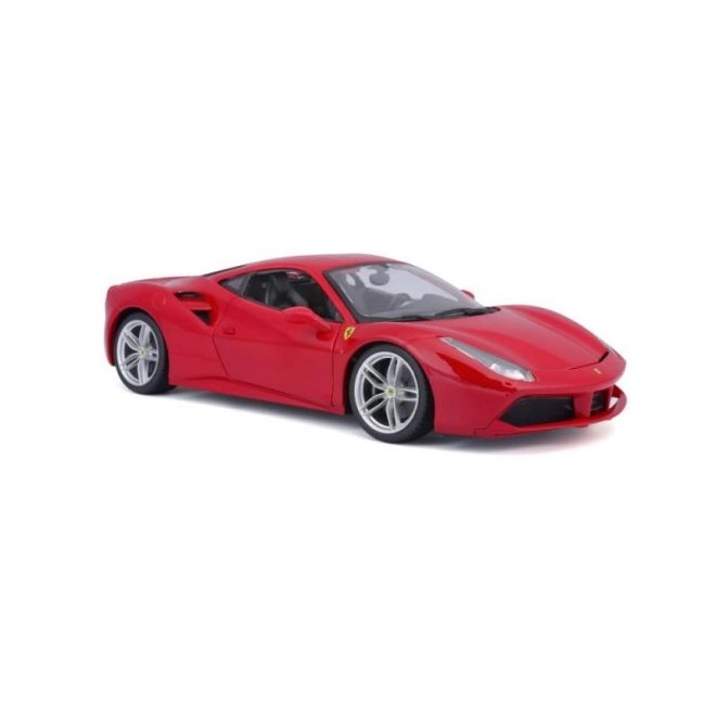 Metalen auto Ferrari 488 GTB rood