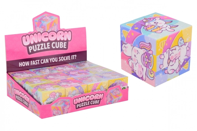 Folding Cube with Unicorn for Children