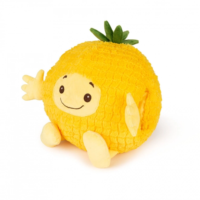 Cozy Noxxiez HW751 Ananas - verwarmend pluchen kussen 3 in 1