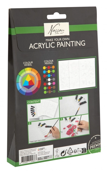 Acryl schilder set - 4 verschillende motieven