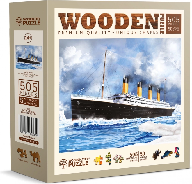 WOODEN CITY Houten puzzel Titanic 505 stukjes