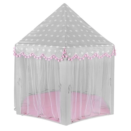 Kinder grijs-roze tent Kruzzel 23476