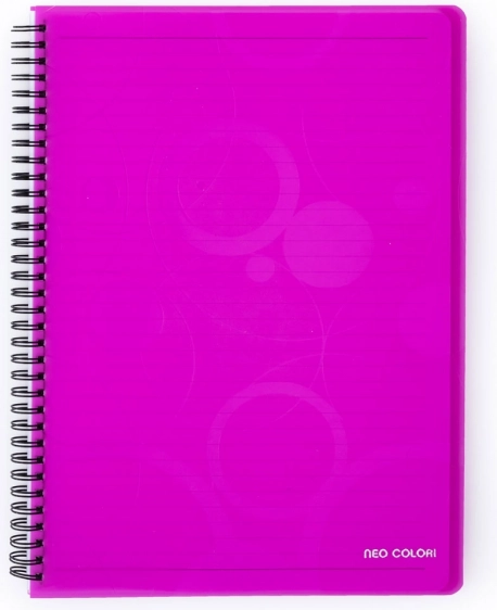 Bloc à anneaux Neo Colori Rose A4