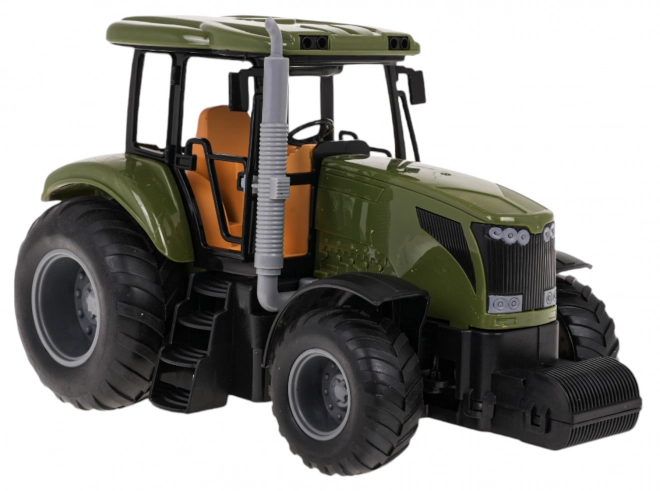 Tracteur avec remorque vert R/C