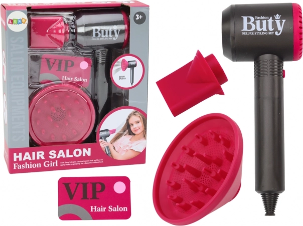 Toy Hair Dryer Diffuser Inflatable Hair Styling for Kids