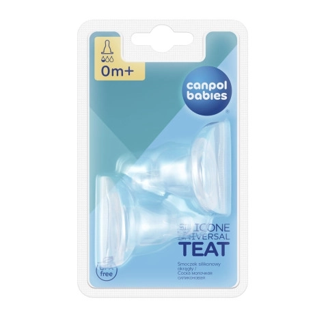Canpol babies Fopspeen 0-mini siliconen kersen 2 stuks