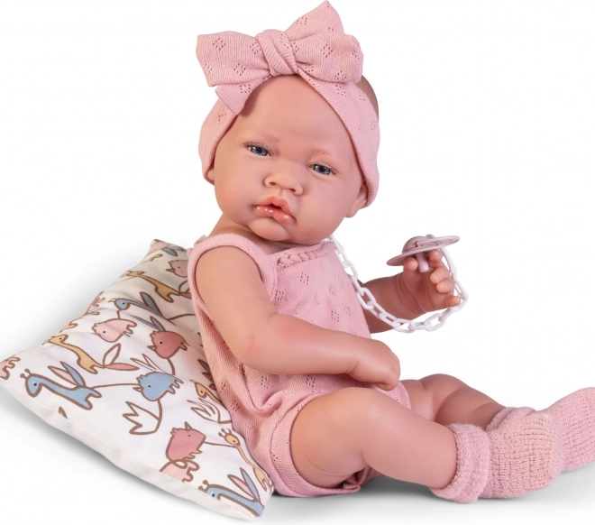 Realistic Baby Doll with Full Vinyl Body 42 cm