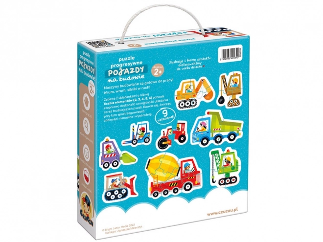 CzuCzu progressieve puzzel voertuigen op de bouwplaats