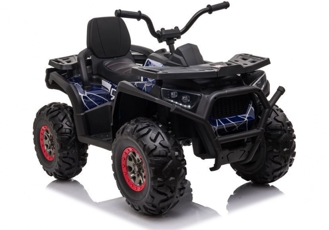 Kinderbatterij Quad XMX607 blauwe lak spin