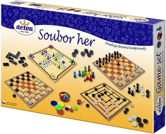 Detoa Spelletjesverzameling voor het hele gezin
