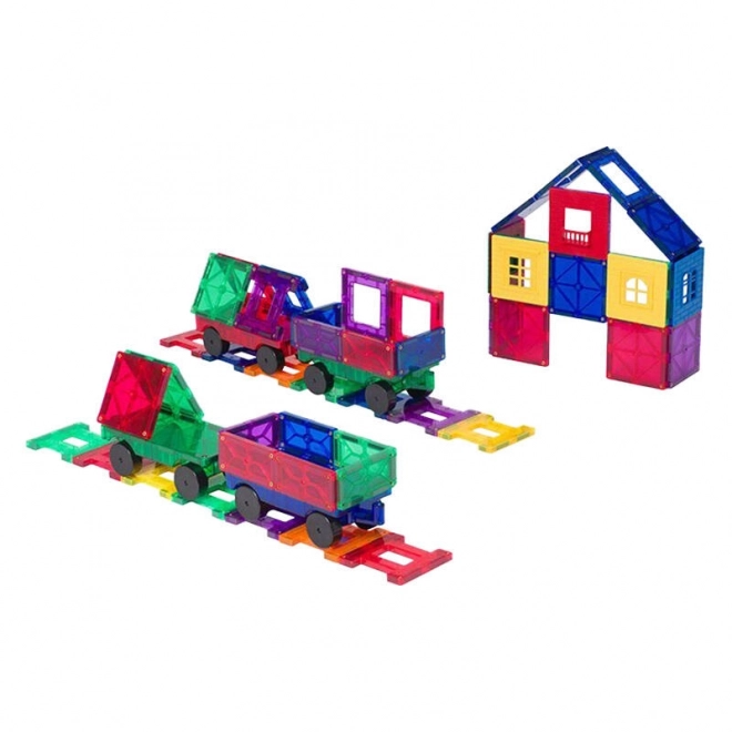 Magnetische bouwset 3D trein Playmags