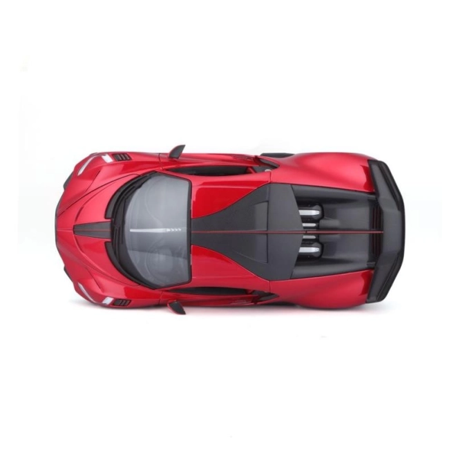 Bburago model Bugatti Divo rood 1:18