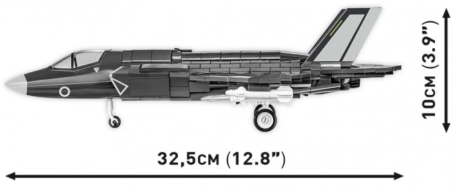F-35B Lightning II Fighter Jet Model from Bricks