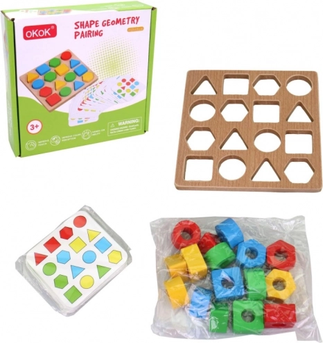 Wooden Educational Game for Memory Development