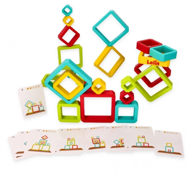 Lelin kinder balancerende geometrische puzzel
