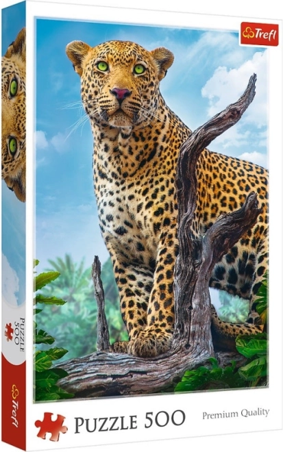 Puzzle 500 pièces - Léopard sauvage