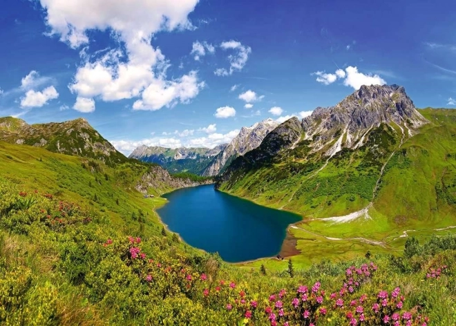 Puzzel Tappenkarsee-meer, Oostenrijk 1000 stukjes