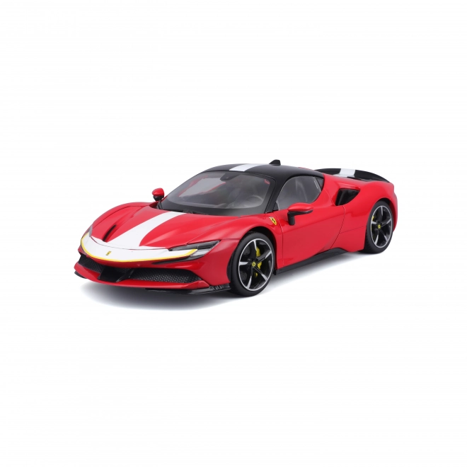 Ferrari SF90 Stradale Assetto Fiorano in rode kleur