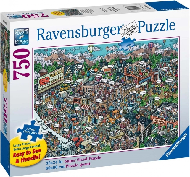 Puzzle Ravensburger Actes de gentillesse 750 pièces
