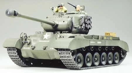 Model van plastic tank M26 Pershing