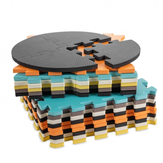 Kleurige schuimpuzzel met diertjes en omheining - 25 stuks