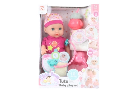 Puppe Tutu Baby 30 cm mit Pinkel- und Geräuschfunktionen