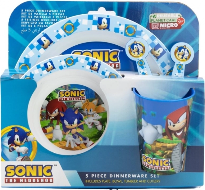 Kinder eetset Sonic 5v1