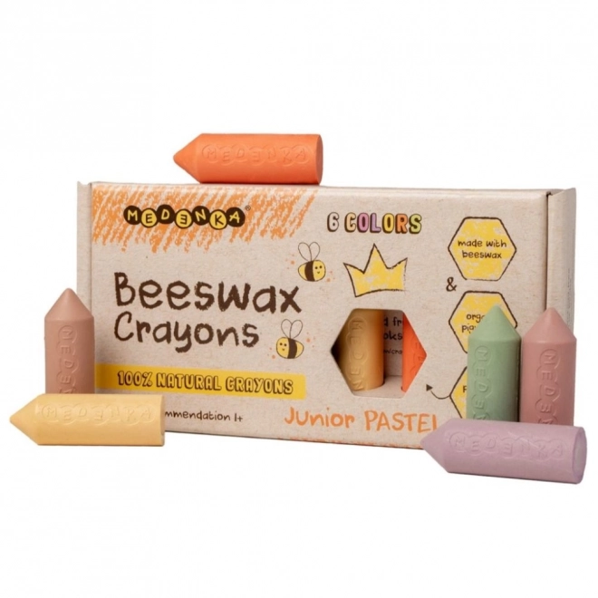 Natürliche Wachsmalstifte Junior Pastelka 6 Stk