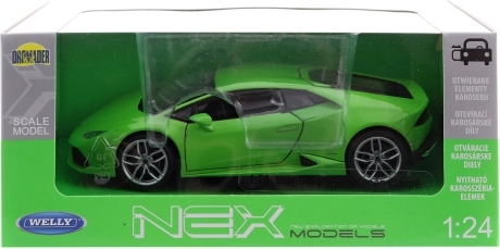 Lamborghini Huracán coupé 1:24 metalen kunststof model
