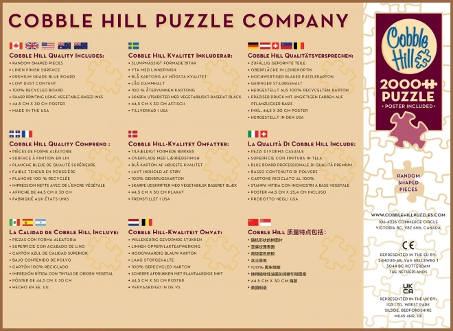 Puzzle COBBLE HILL Temps pour une histoire 2000 pièces