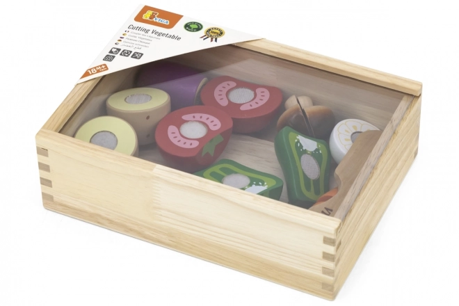 Wooden Cutting Set - Vegetables for Children