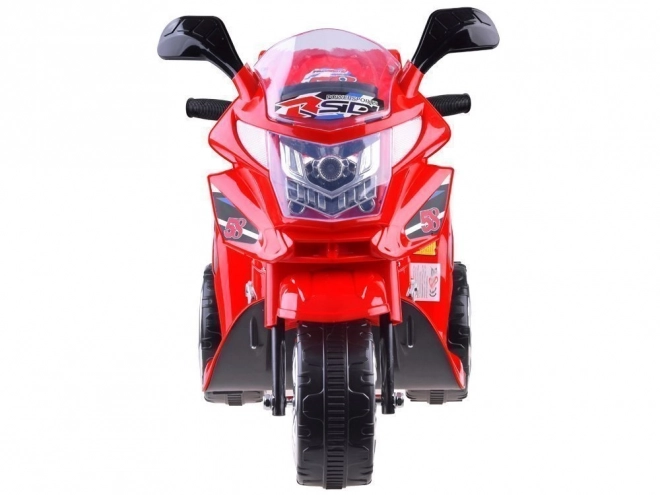Kinder sportmotorfiets met kleurrijke LED-verlichting – Rood