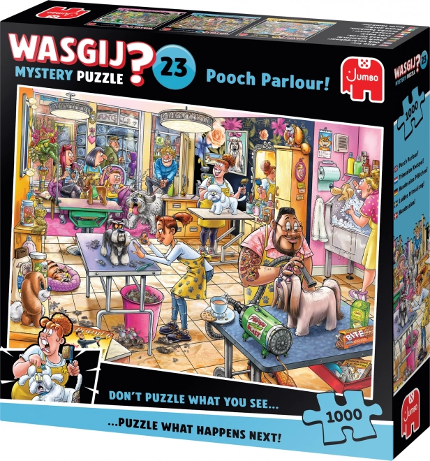 Puzzel Wasgij Mystery 23: Hondensalon 1000 stukjes