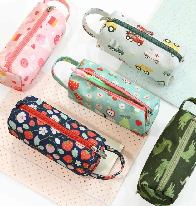 A Little Lovely Company Etui voor kleurpotloden – Voertuigen