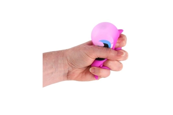 Monster/slijm antistress bal 9x8cm 3 kleuren