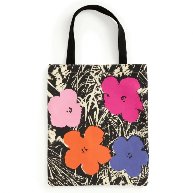 galison Leinentasche Warhols Blumen