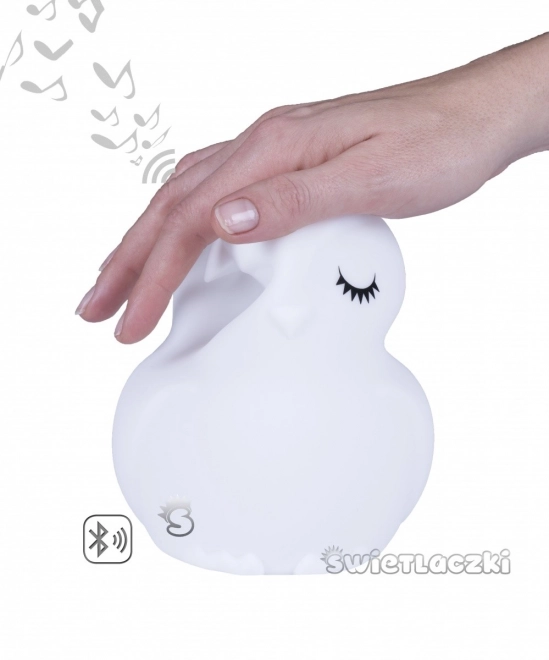 Color Changing Silicone Night Light with Bluetooth Speaker - Owl Companion
