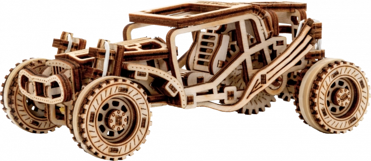 Wooden 3D Puzzle WOODEN CITY Buggy – Mechanical Model 1:32