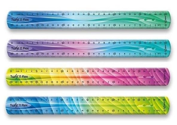 Maped liniaal Twist'n Flex regenboog 30 cm