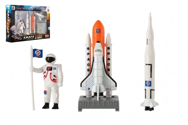 Weltraumspielzeug - Astronauten- und Shuttle-Set