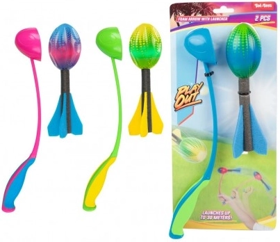 Fléchette en mousse avec lanceur 19cm