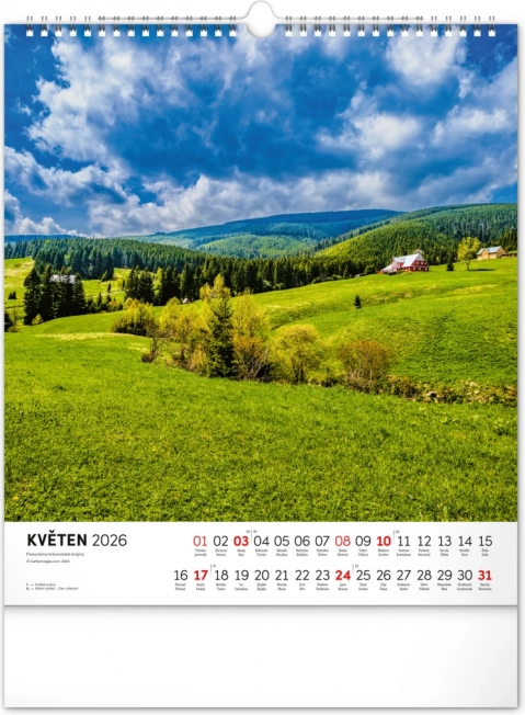 Wall Calendar Krkonoše 2026