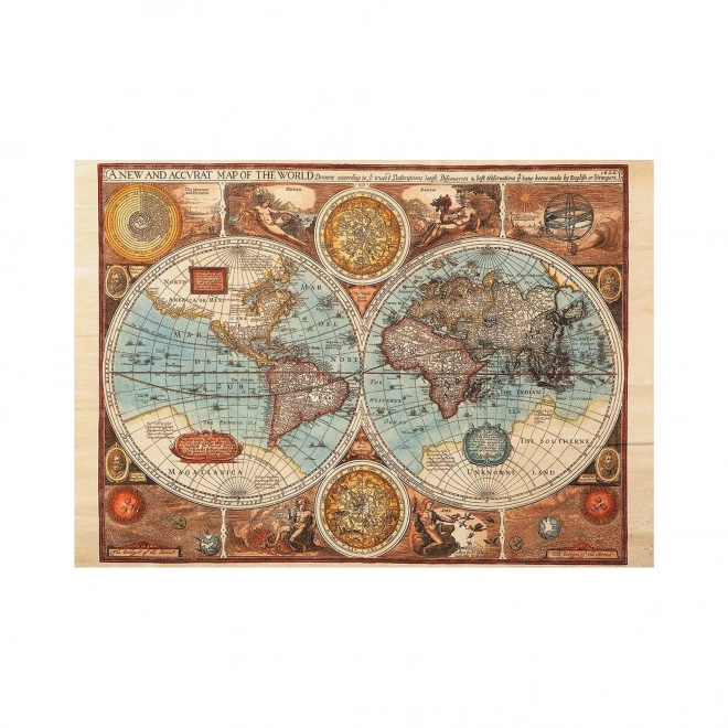 Dino Puzzle Ancient World Map - 500 Pieces