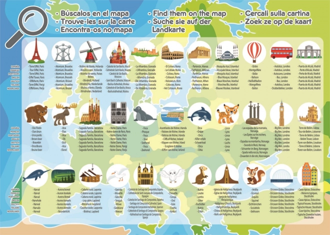 Educa puzzle Carte de l'Europe 150 pièces