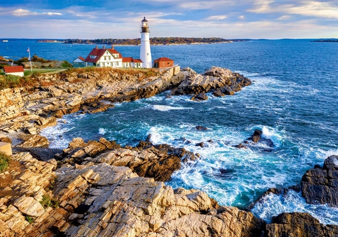 Puzzel 500 stukjes Dageraad boven Cape Elizabeth, VS