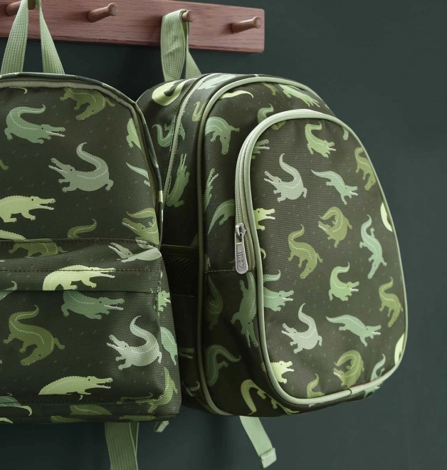 A Little Lovely Company kindergarten backpack – Crocodile